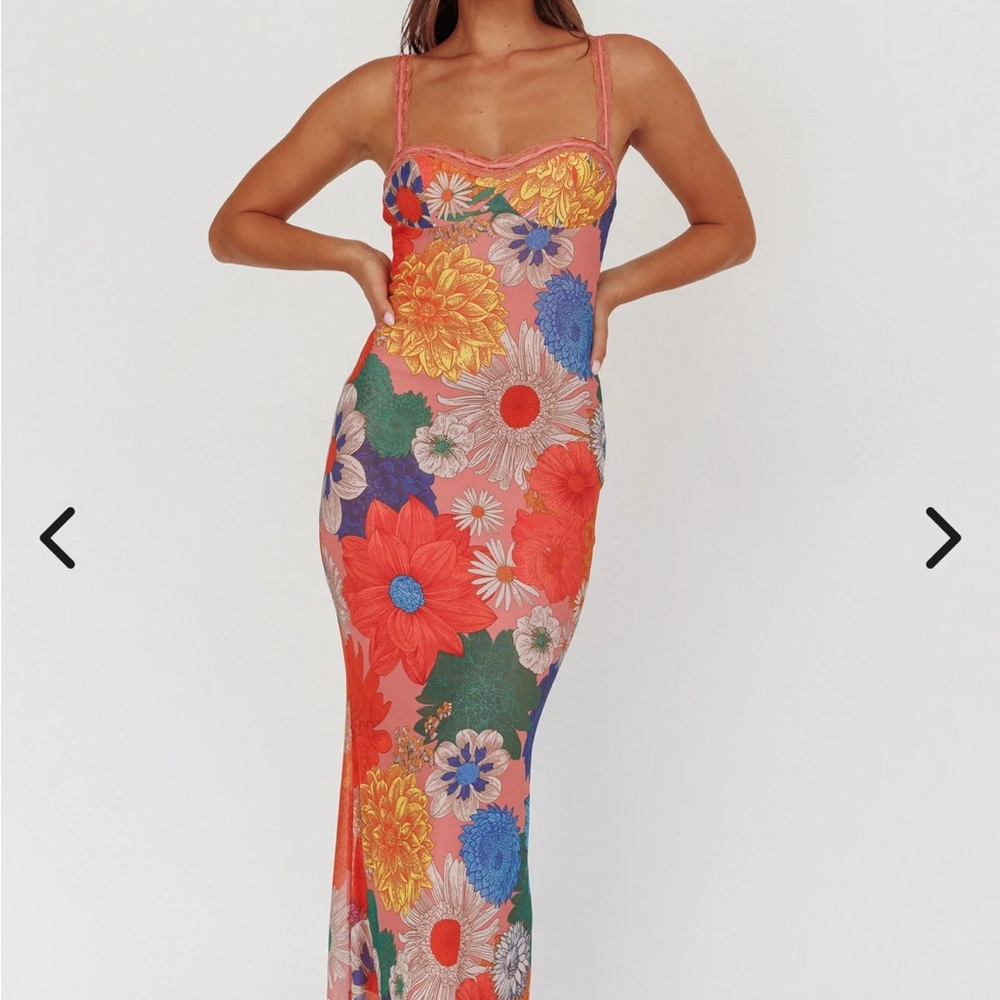 Selfie Leslie Red and Orange Bodycon Dress Spaghetti Strap
